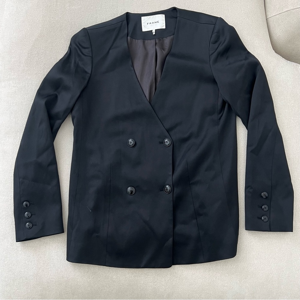 Frame 4 button blazer